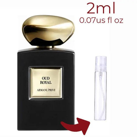 Armani Prive Oud Royal Giorgio Armani for women and men Decant Fragrance Samples