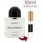 Bibliothèque Byredo for women and men Decant Fragrance Samples - ParfumAmaruParis