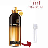 Black Aoud Intense Montale for women and men Decant Fragrance Samples - ParfumAmaruParis