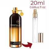 Black Aoud Intense Montale for women and men Decant Fragrance Samples - ParfumAmaruParis