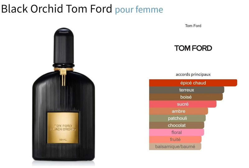 Black Orchid Tom Ford for women Decant Fragrance Samples - ParfumAmaruParis