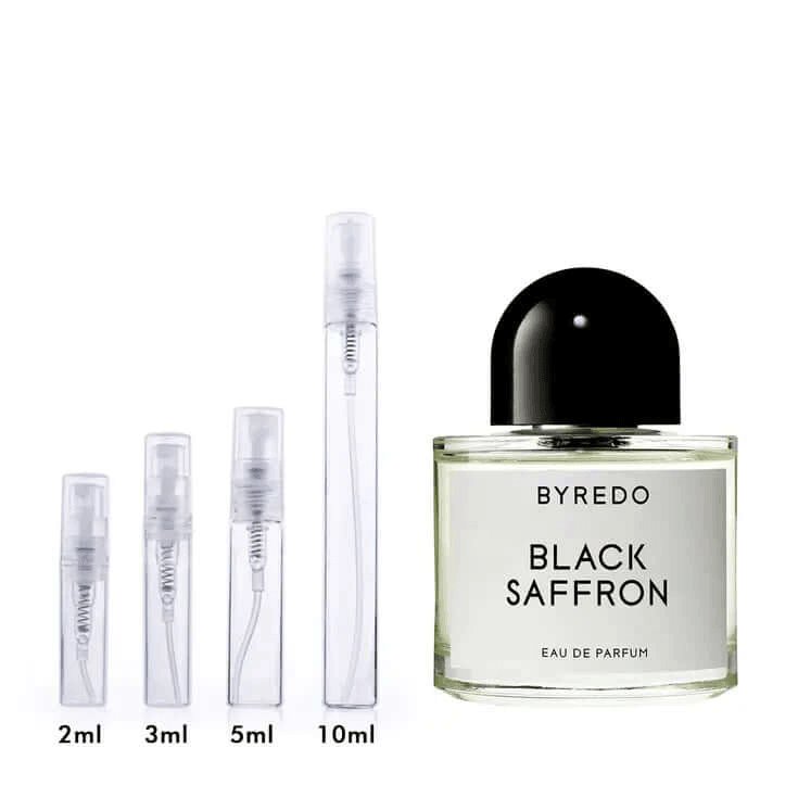 Black Saffron Byredo for women and men Decant Fragrance Samples - ParfumAmaruParis