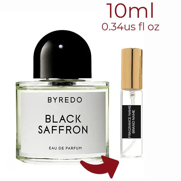 Black Saffron Byredo for women and men Decant Fragrance Samples - ParfumAmaruParis