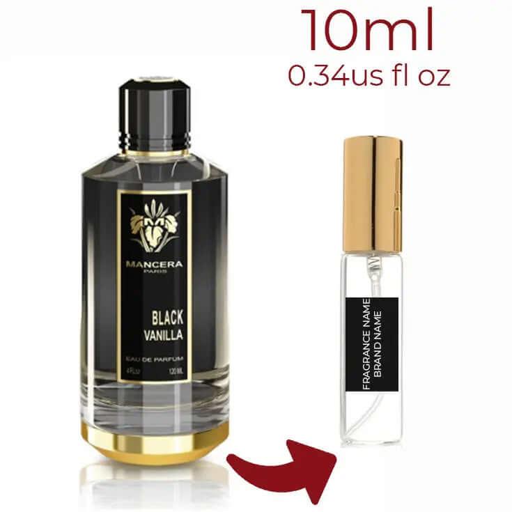 Black Vanilla Mancera for women and men Decant Fragrance Samples - ParfumAmaruParis