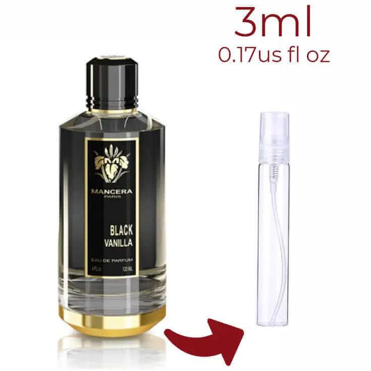 Black Vanilla Mancera for women and men Decant Fragrance Samples - ParfumAmaruParis