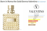 Born in Roma the Gold Donna Valentino for women - ParfumAmaruParis