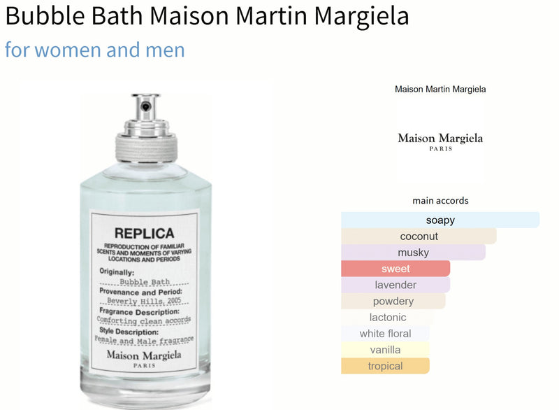 Bubble Bath Maison Martin Margiela for women and men - ParfumAmaruParis