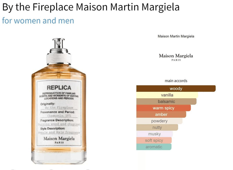 By the Fireplace Maison Martin Margiela for women and men Decant Fragrance Samples - ParfumAmaruParis