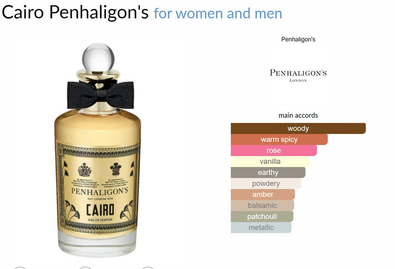 Cairo Penhaligon's for women and men - ParfumAmaruParis