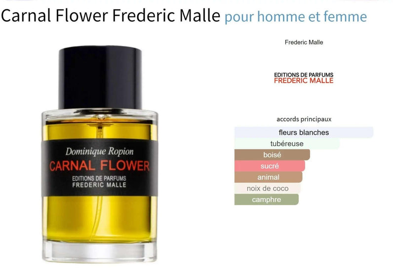 Carnal Flower Frederic Malle for women and men Decant Fragrance Samples - ParfumAmaruParis