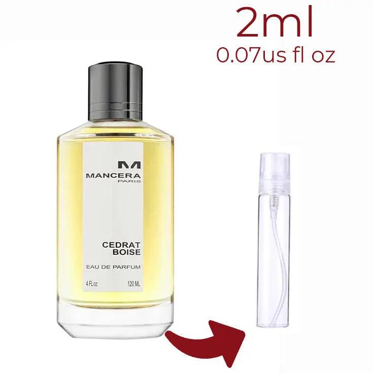 Cedrat Boise Mancera for women and men Decant Fragrance Samples - ParfumAmaruParis