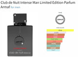 Club de Nuit Intense Man Limited Edition Parfum Armaf for men Decant Fragrance Samples - ParfumAmaruParis