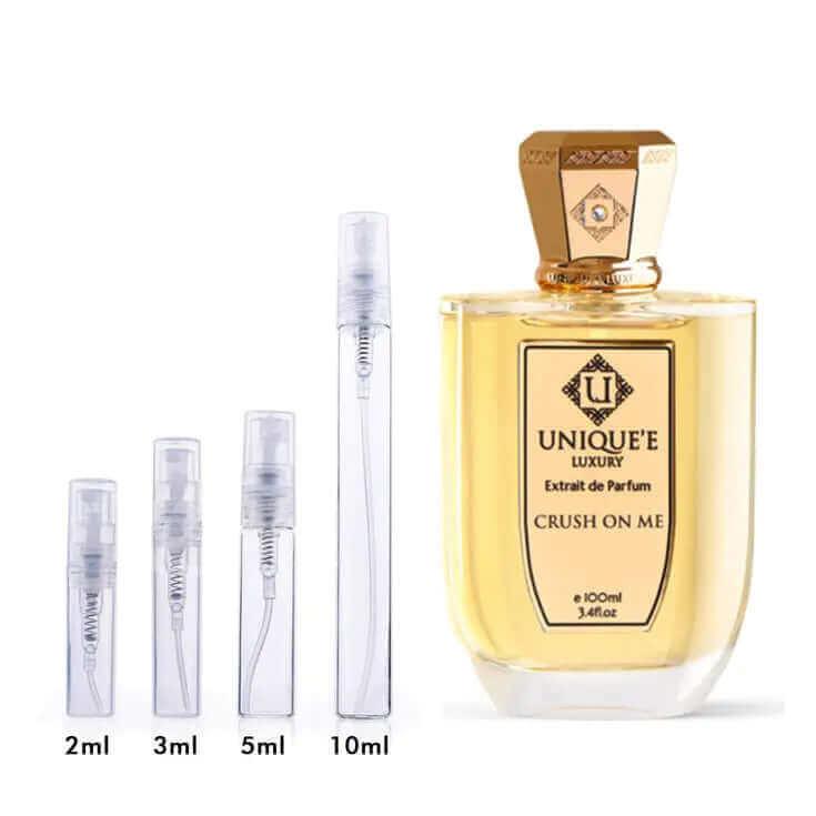 Crush On Me Unique'e Luxury for women and men Decant Fragrance Samples - ParfumAmaruParis