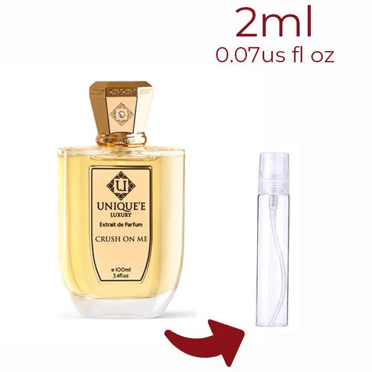 Crush On Me Unique'e Luxury for women and men Decant Fragrance Samples - ParfumAmaruParis