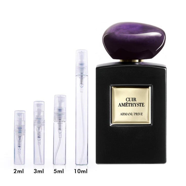 Cuir Amethyste Giorgio Armani for women and men Decant Samples - ParfumAmaruParis