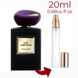 Cuir Amethyste Giorgio Armani for women and men Decant Samples - ParfumAmaruParis