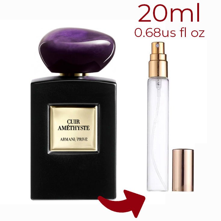 Cuir Amethyste Giorgio Armani for women and men Decant Samples - ParfumAmaruParis