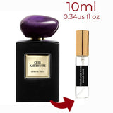 Cuir Amethyste Giorgio Armani for women and men Decant Samples - ParfumAmaruParis