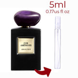 Cuir Amethyste Giorgio Armani for women and men Decant Samples - ParfumAmaruParis