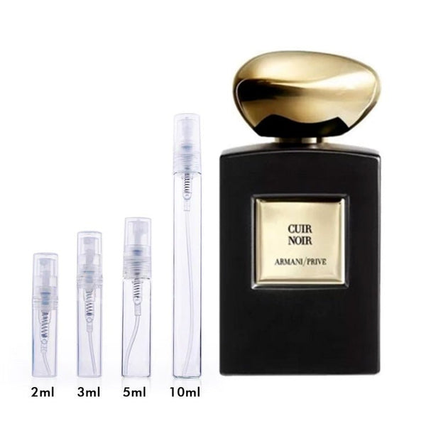 Cuir Noir Giorgio Armani for women and men Decant Samples - ParfumAmaruParis