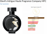 Devil's Intrigue Haute Fragrance Company HFC for women Decant Samples - ParfumAmaruParis