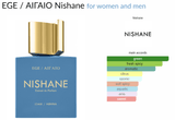 EGE / ΑΙΓΑΙΟ Nishane for women and men Decant Samples - ParfumAmaruParis