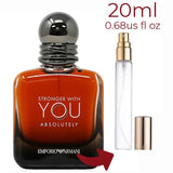 Emporio Armani Stronger With You Absolutely Giorgio Armani for men Decant Fragrance Samples - ParfumAmaruParis