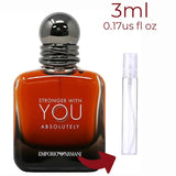 Emporio Armani Stronger With You Absolutely Giorgio Armani for men Decant Fragrance Samples - ParfumAmaruParis