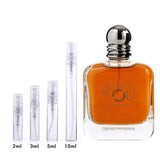 Emporio Armani Stronger With You Intensely Giorgio Armani for men Decant Fragrance Samples - ParfumAmaruParis