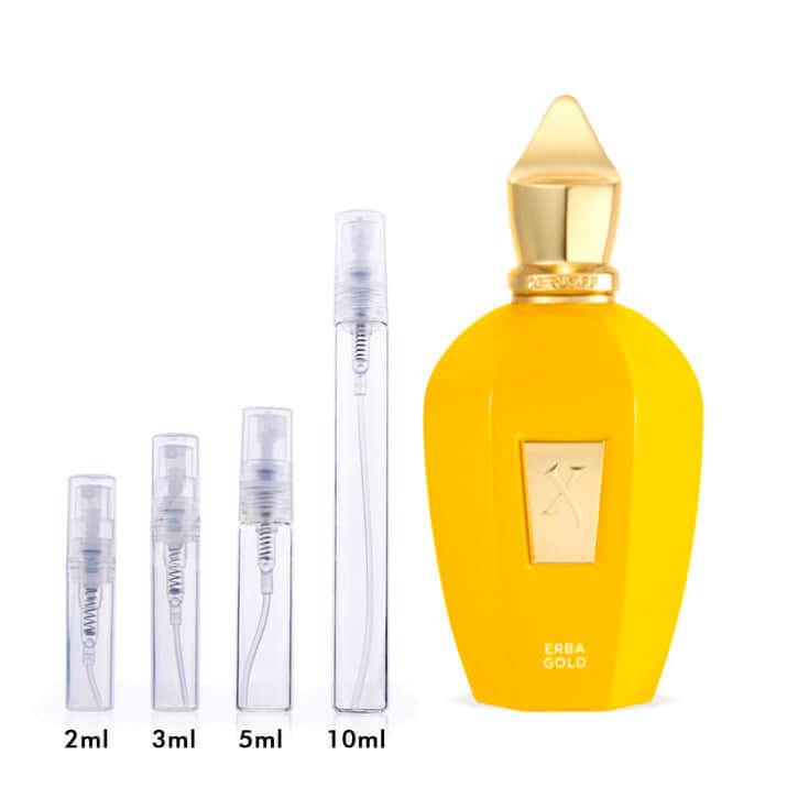 Erba Gold Xerjoff for women and men Decant Samples - ParfumAmaruParis