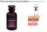 Fleur du Désert Louis Vuitton for women and men Decant Samples - ParfumAmaruParis