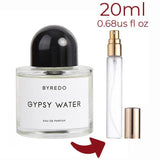 Gypsy Water Byredo for women and men Decant Fragrance Samples - ParfumAmaruParis