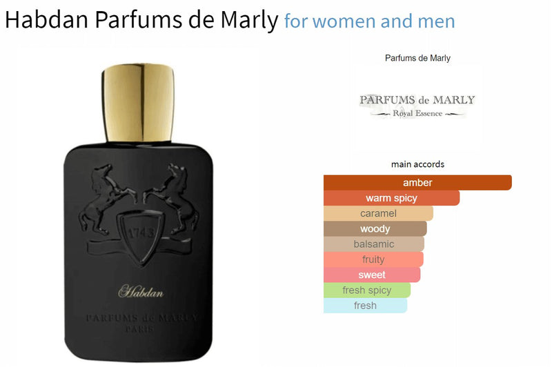 Habdan Parfums de Marly for women and men Decant Fragrance Samples - ParfumAmaruParis