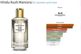 Hindu Kush Mancera for women and men Decant Fragrance Samples - ParfumAmaruParis