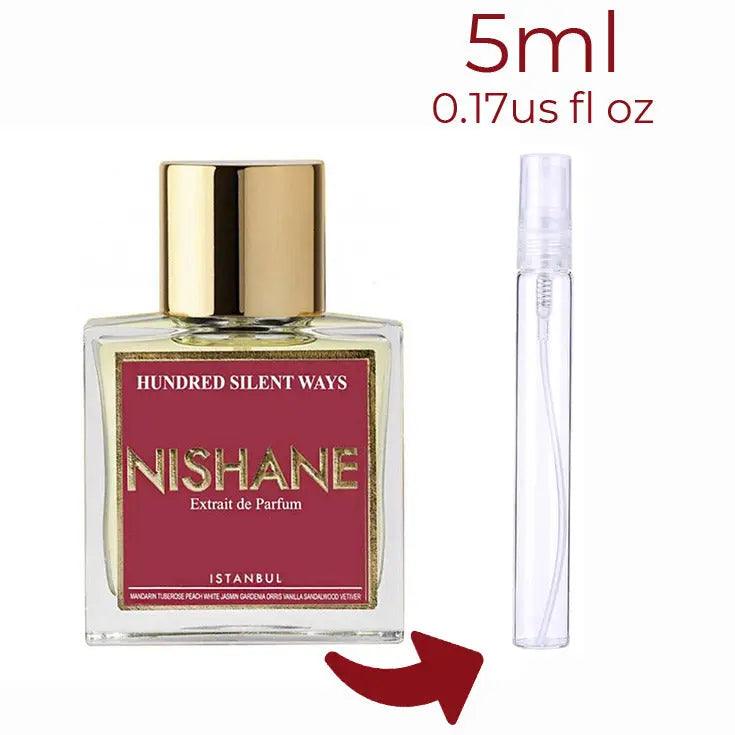 Hundred Silent Ways Nishane for women and men Decant Fragrance Samples - ParfumAmaruParis