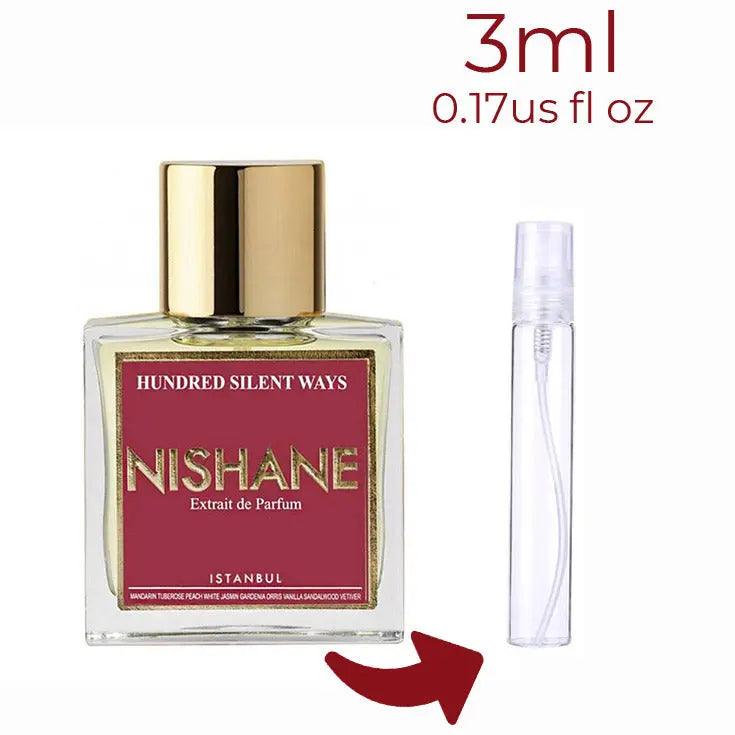 Hundred Silent Ways Nishane for women and men Decant Fragrance Samples - ParfumAmaruParis