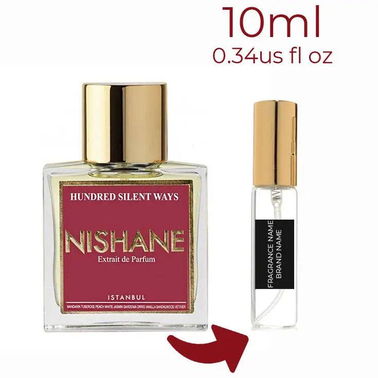 Hundred Silent Ways Nishane for women and men Decant Fragrance Samples - ParfumAmaruParis