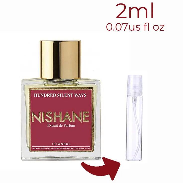 Hundred Silent Ways Nishane for women and men Decant Fragrance Samples - ParfumAmaruParis