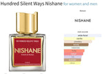 Hundred Silent Ways Nishane for women and men Decant Fragrance Samples - ParfumAmaruParis