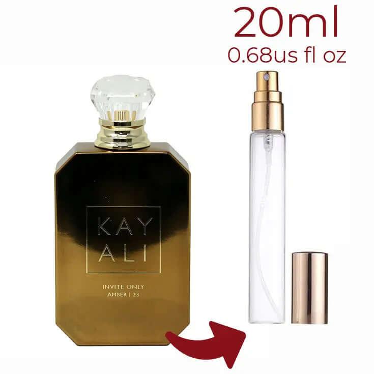 Invite Only Amber | 23 Kayali Fragrances for women and men Decant Fragrance Samples - ParfumAmaruParis