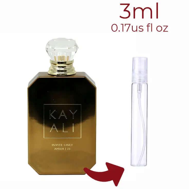 Invite Only Amber | 23 Kayali Fragrances for women and men Decant Fragrance Samples - ParfumAmaruParis