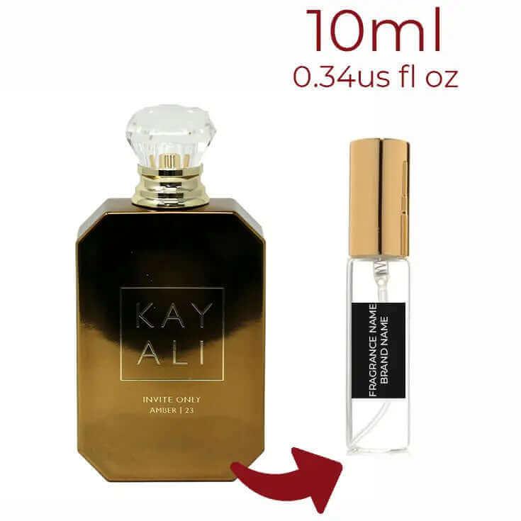 Invite Only Amber | 23 Kayali Fragrances for women and men Decant Fragrance Samples - ParfumAmaruParis