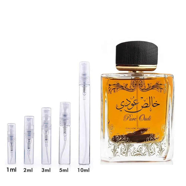 Khalis Oudi (Pure Oudi) Lattafa Perfumes for women and men Decant Fragrance Samples - ParfumAmaruParis