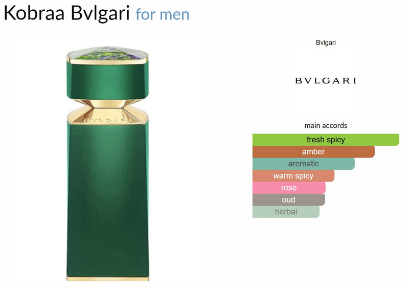 Kobraa Bvlgari for men - ParfumAmaruParis