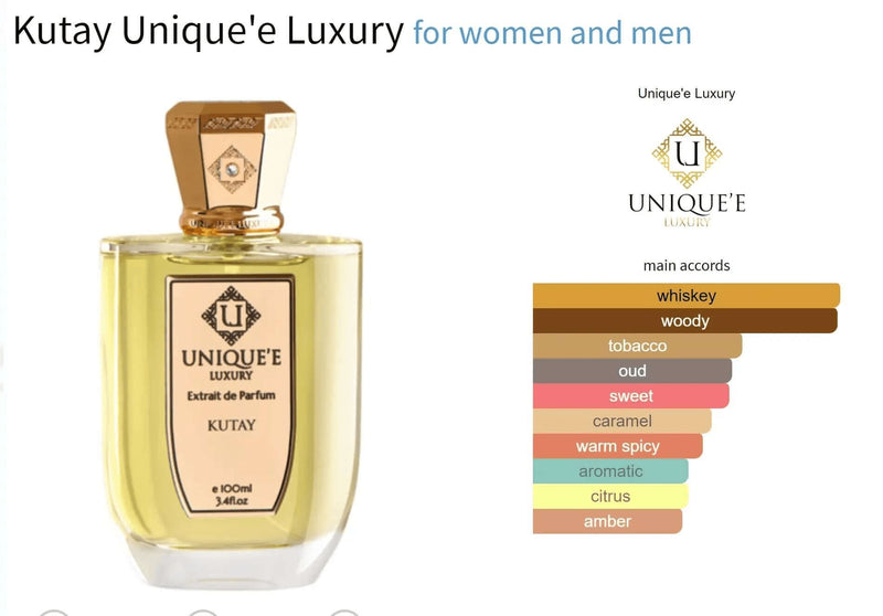 Kutay Unique'e Luxury for women and men Decant Fragrance Samples - ParfumAmaruParis