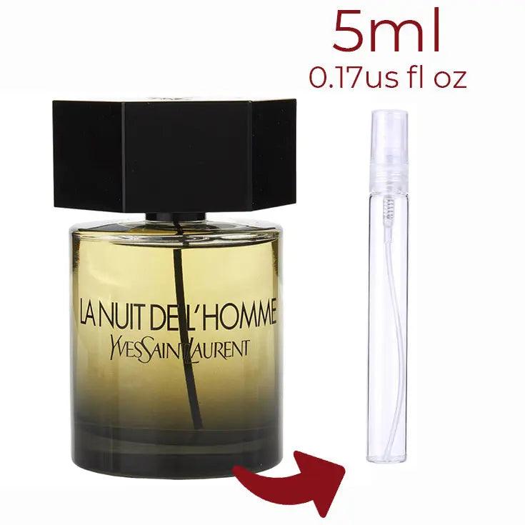 La Nuit de l'Homme Yves Saint Laurent for men Decant Fragrance Samples - ParfumAmaruParis