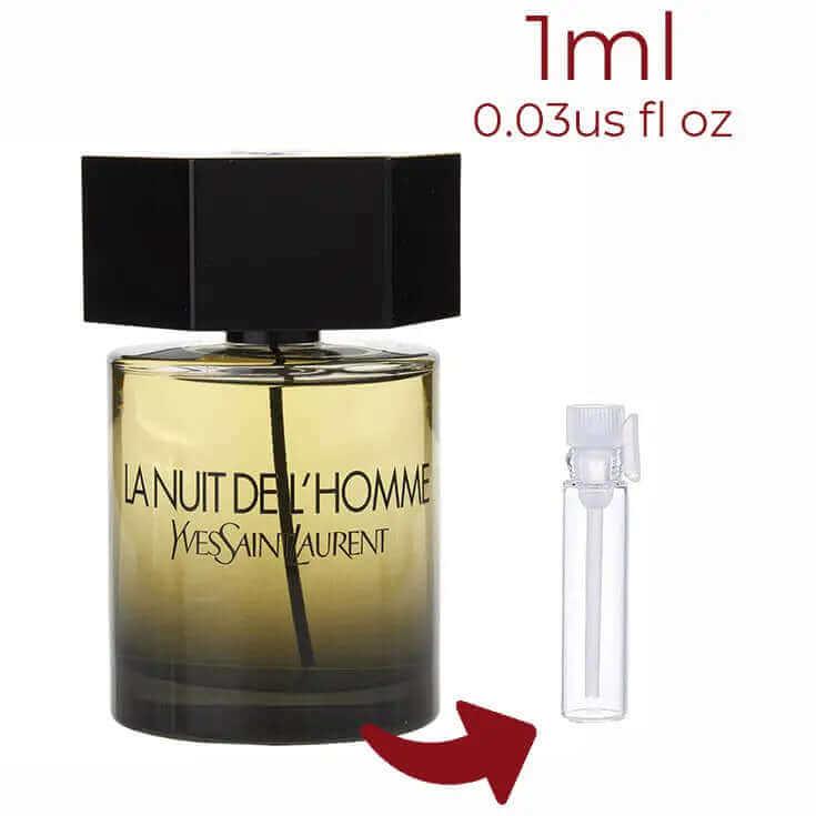 La Nuit de l'Homme Yves Saint Laurent for men Decant Fragrance Samples - ParfumAmaruParis