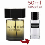 La Nuit de l'Homme Yves Saint Laurent for men Decant Fragrance Samples - ParfumAmaruParis