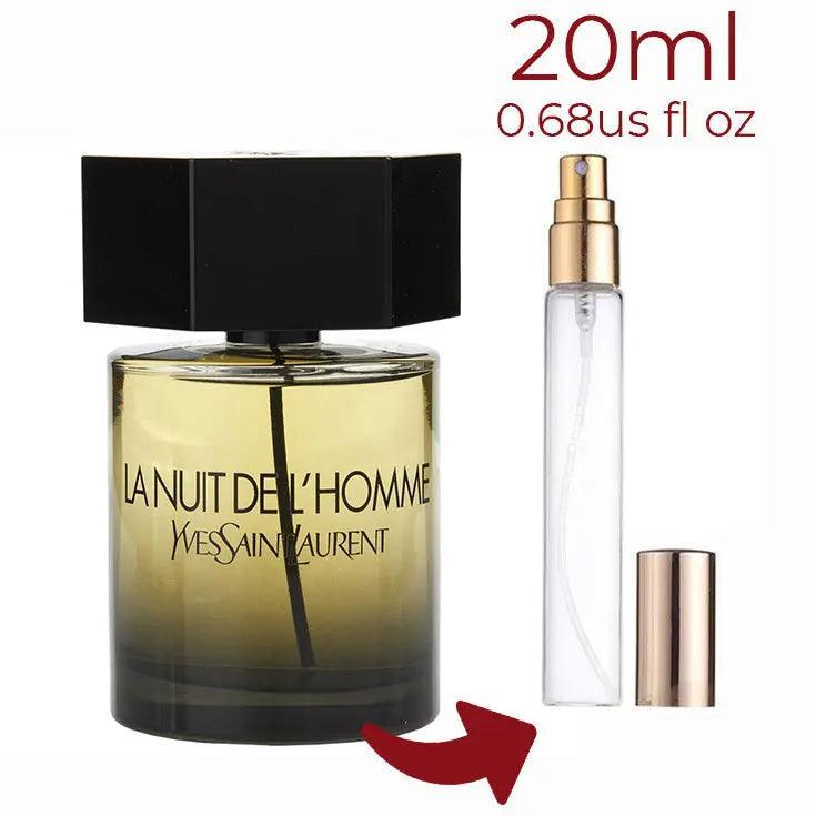 La Nuit de l'Homme Yves Saint Laurent for men Decant Fragrance Samples - ParfumAmaruParis