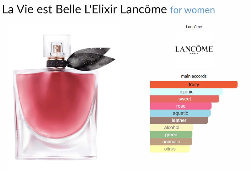 La Vie est Belle L'Elixir Lancôme for women - AmaruParis